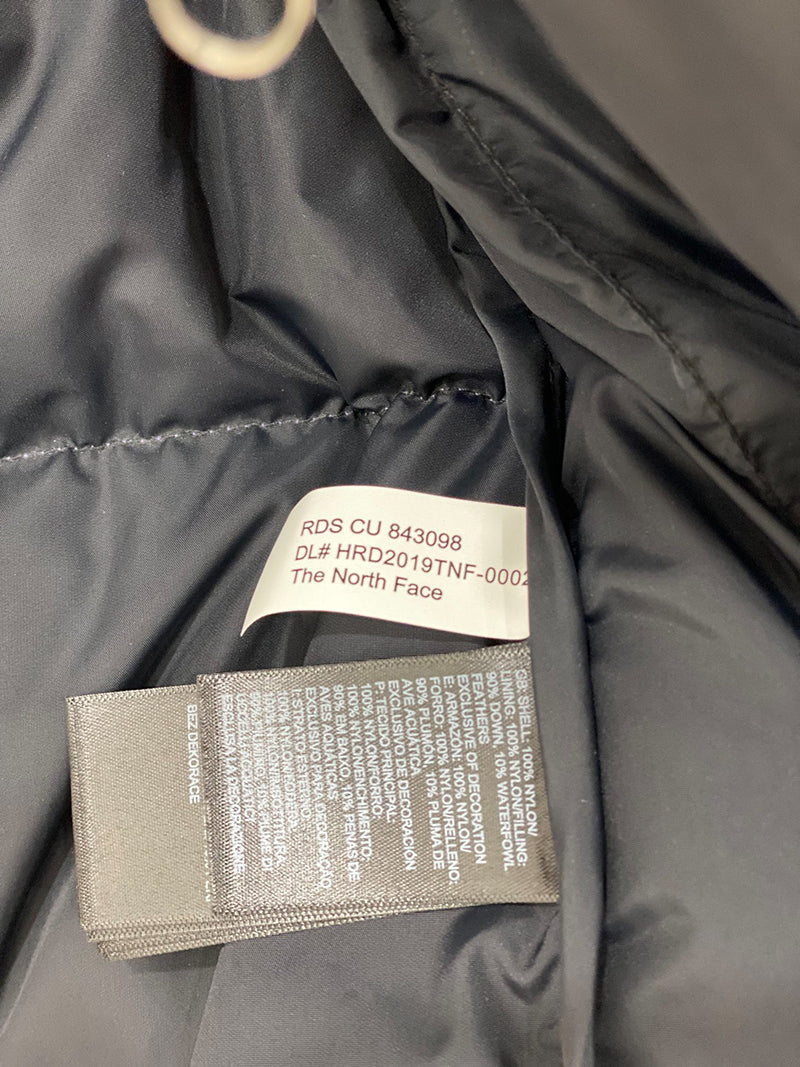 THE NORTH FACE 1996 NUPSET ZEBRA LOGO PATTERN JACKET BLACK