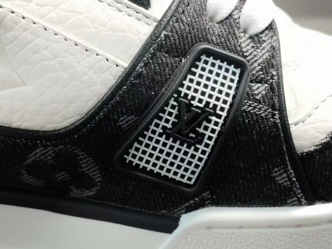 Louis Vuitton LV Trainer White Black White