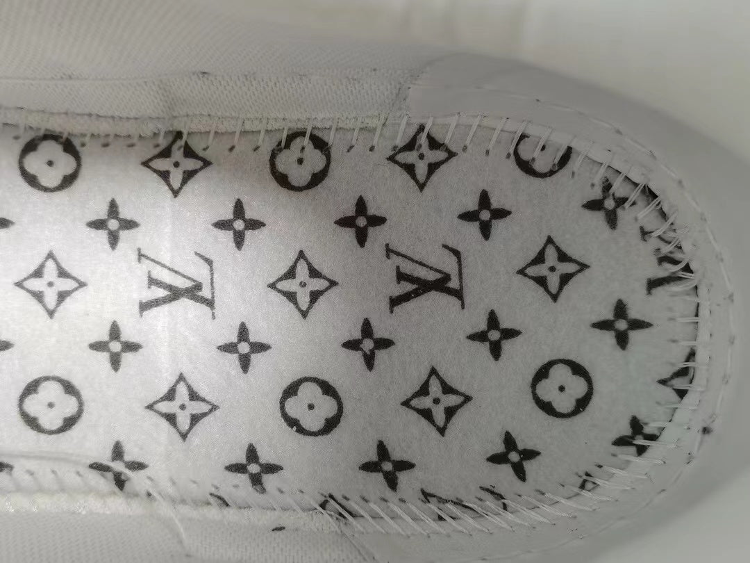 Louis Vuitton LV Trainer White Black White