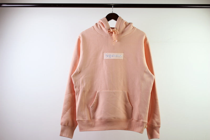Supreme Box Logo Hoodie Peach