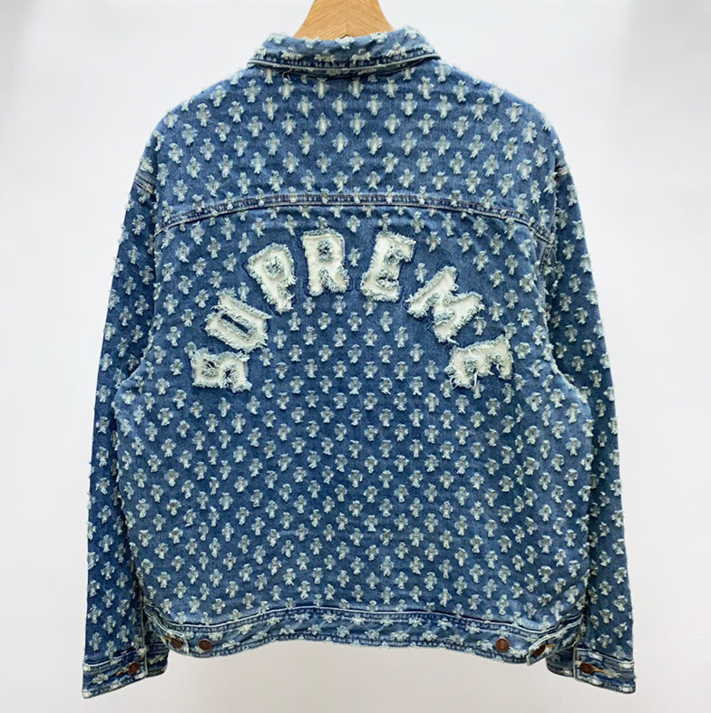 Supreme Hole Punch Denim Trucker Jacket