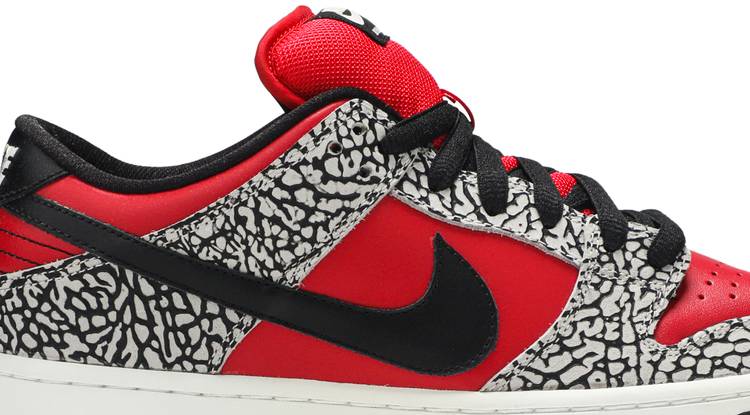 Supreme x Dunk Low Premium SB 'Red Cement'