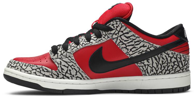 Supreme x Dunk Low Premium SB 'Red Cement'