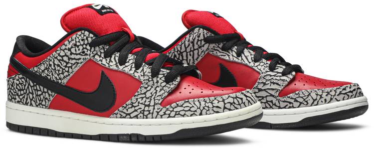 Supreme x Dunk Low Premium SB 'Red Cement'