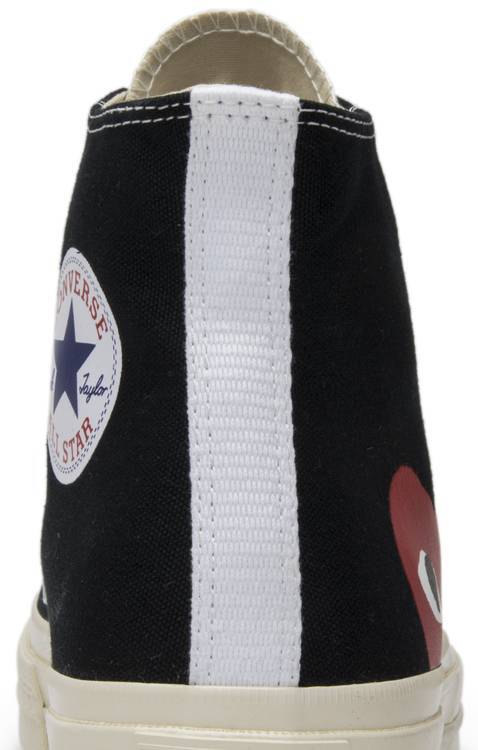 Comme des Garçons x Chuck Taylor All Star Hi 'Play'
