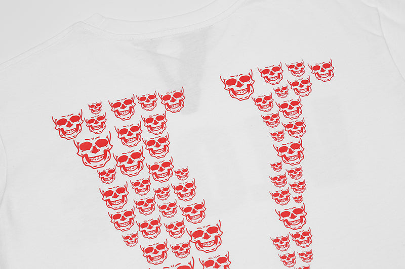 Vlone Skull T-Shirt 'Black/Red'