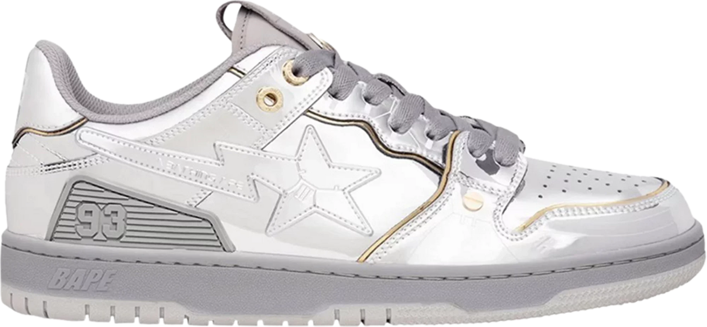 A Bathing Ape Bape SK8 Sta Hajime Sorayama 'Silver'