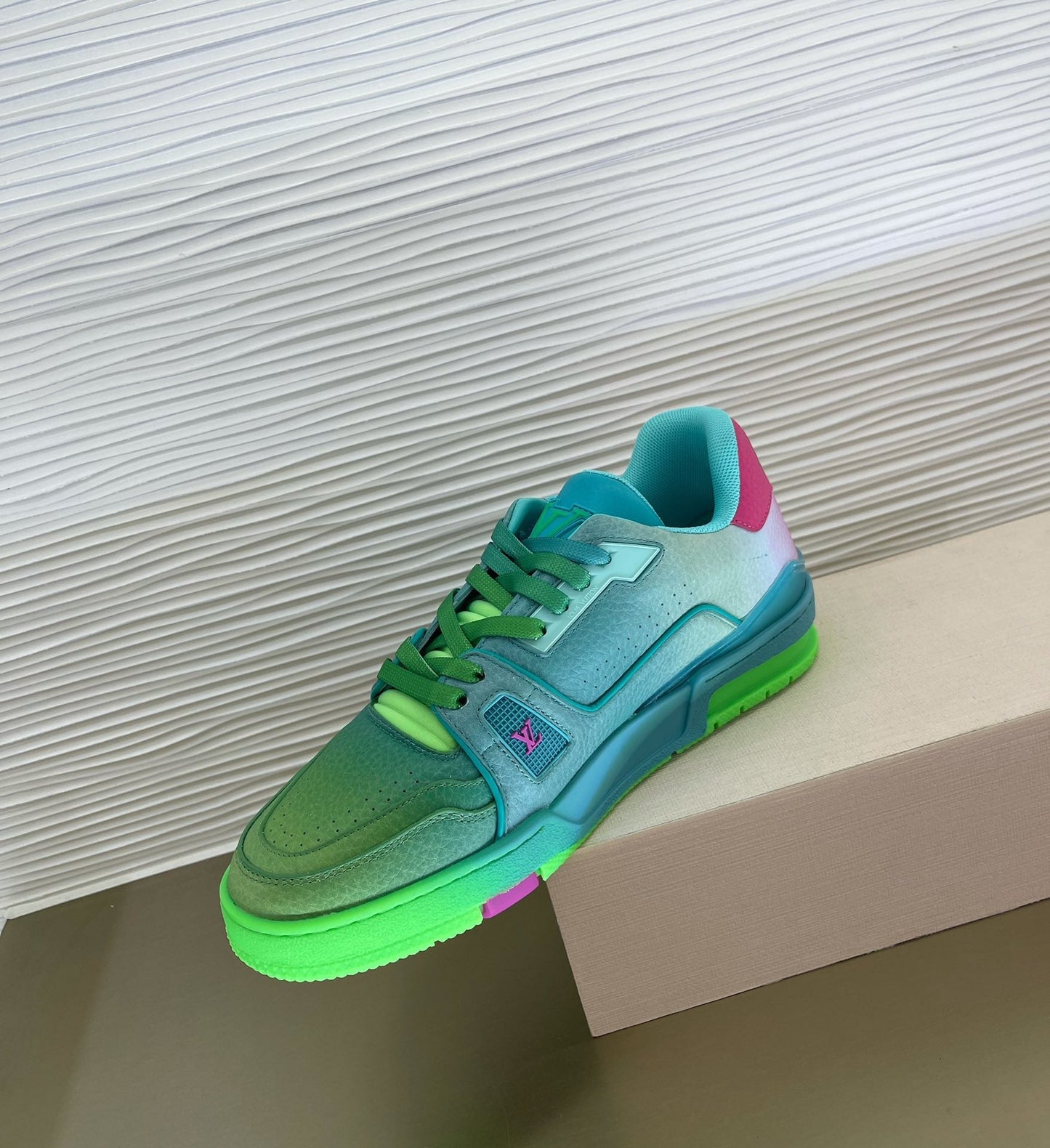 Louis Vuitton LV Trainer Green Ombre
