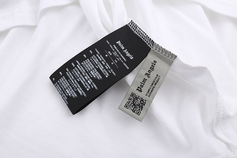 Palm Angels Shooting Stars Overlogo Tee 'Blue/White'