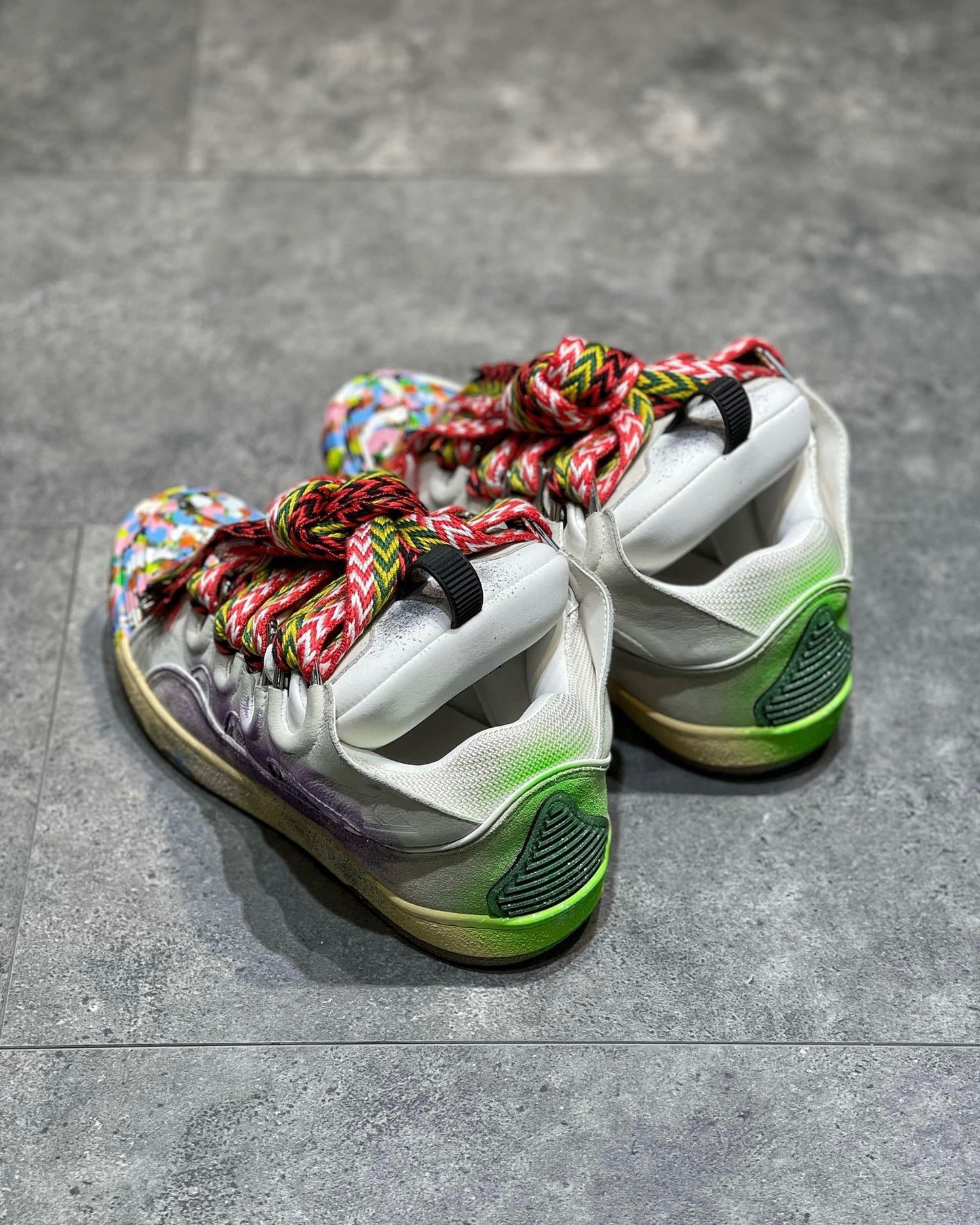 Gallery Dept. x Lanvin Curb 'Paint Drip - Optical White'