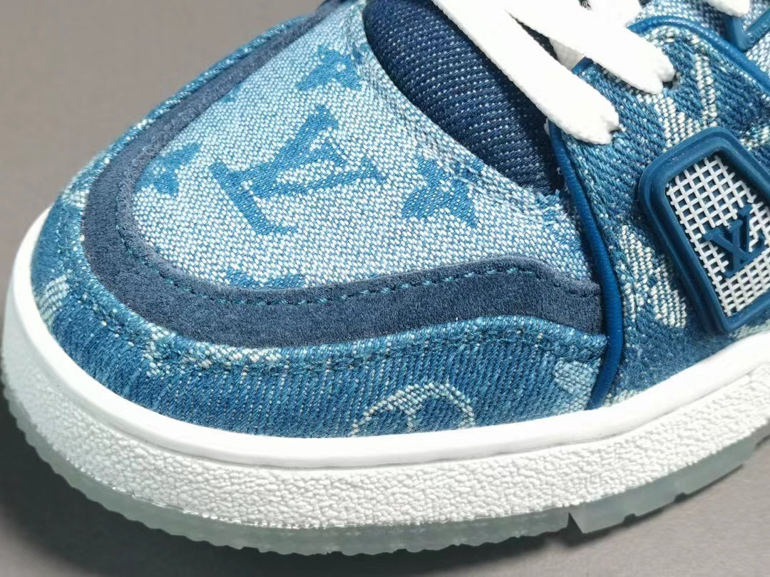 Louis Vuitton Trainer Low 'Monogram Denim'