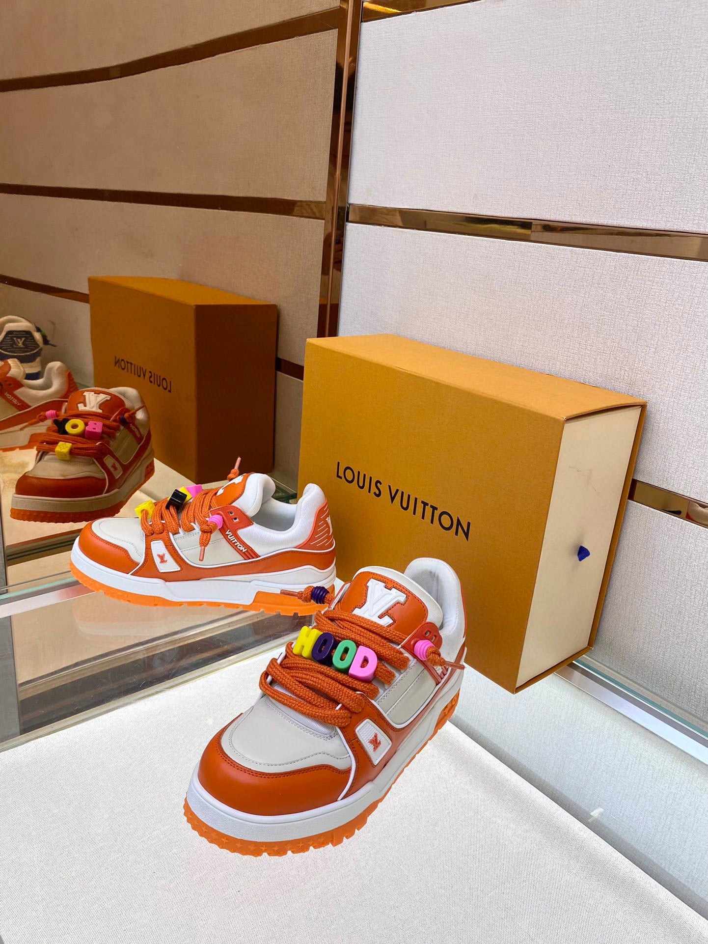 Louis Vuitton LV Trainer Maxi Orange