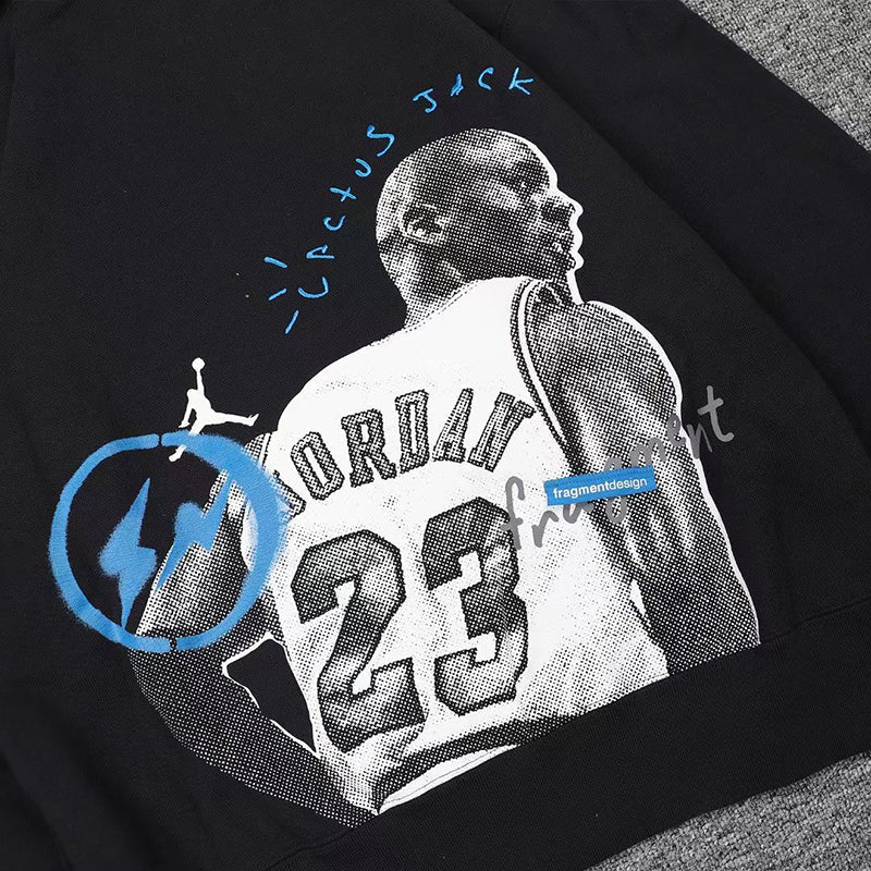 Travis Scott x Jordan x Fragment Hoodie - White