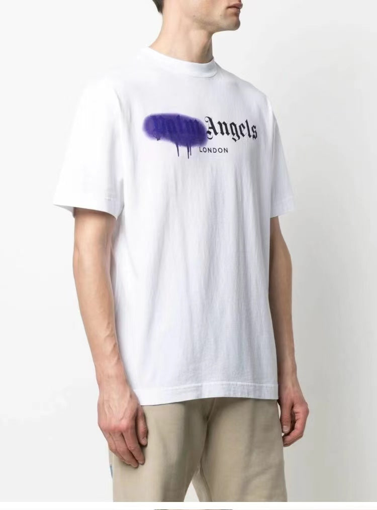 Palm Angels Citys Sprayed Logo T-Shirt