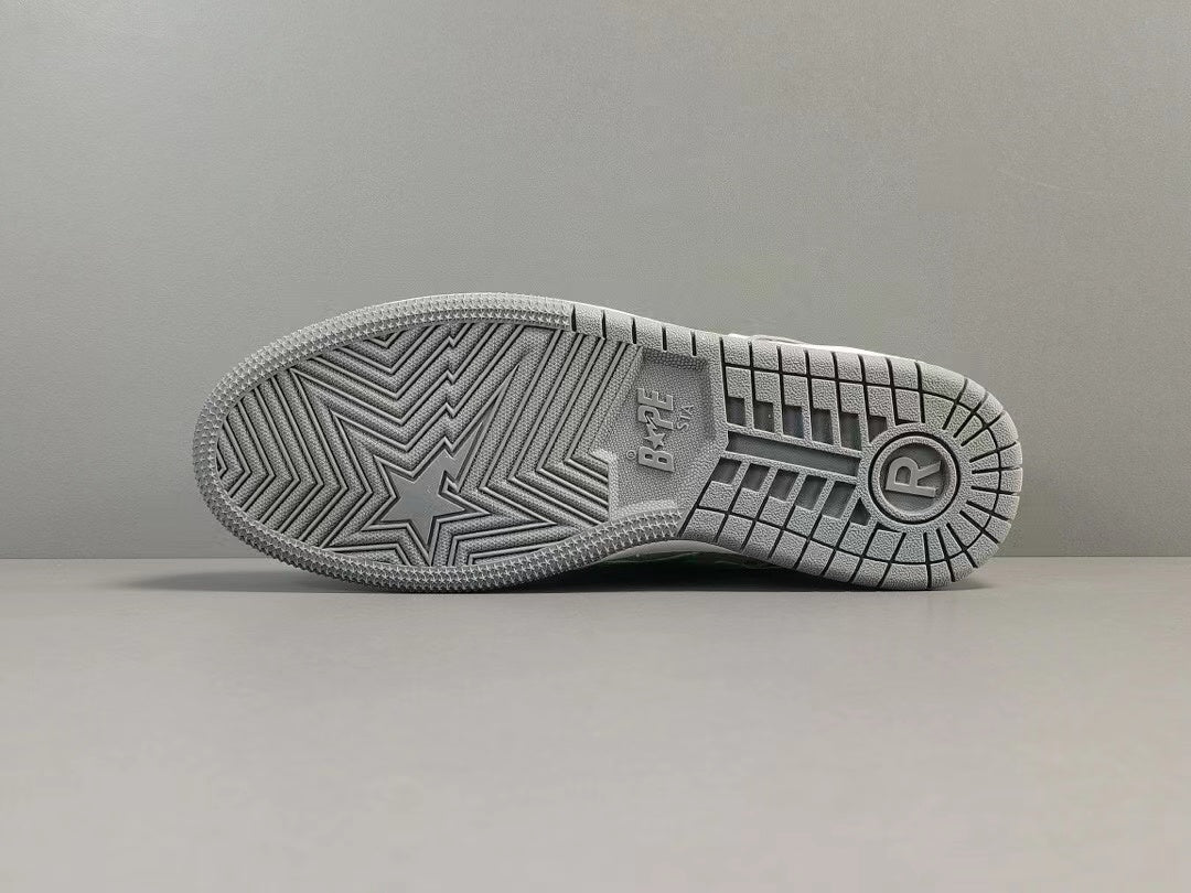 A Bathing Ape Bape SK8 Sta 'Grey Green'