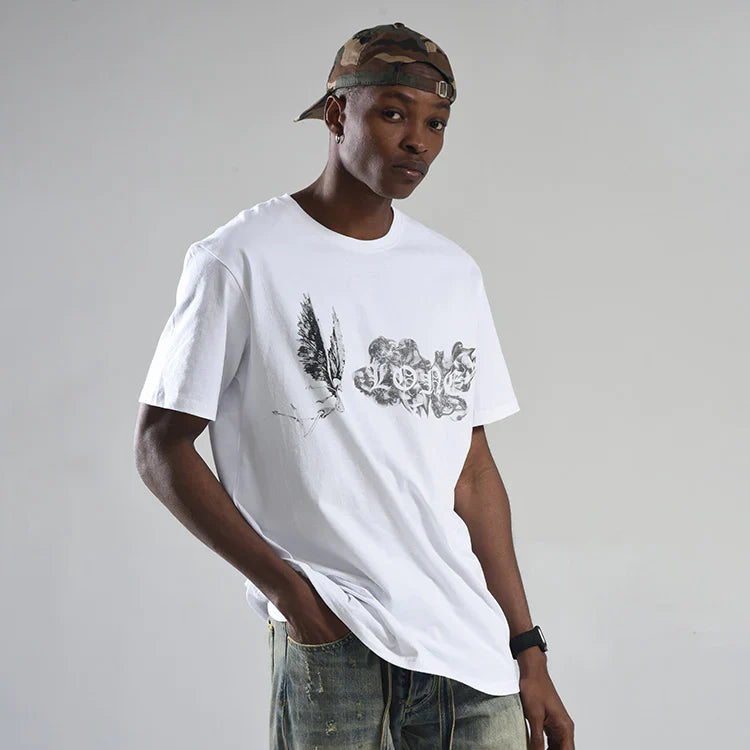 VLONE Smoke Demon Angel T-shirt