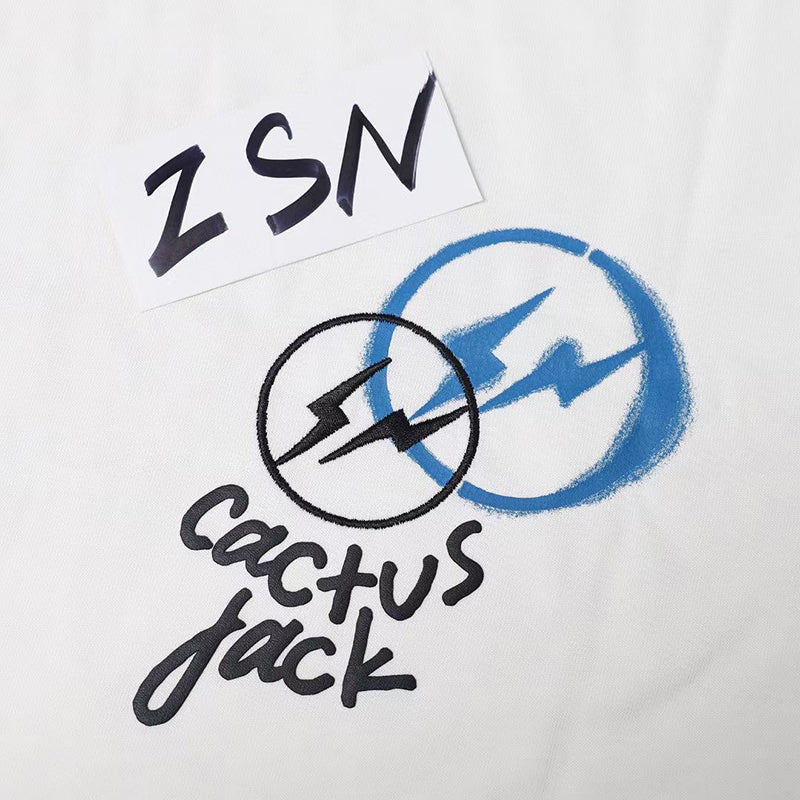 Travis Scott x Jordan x Fragment T-shirt - White / Black