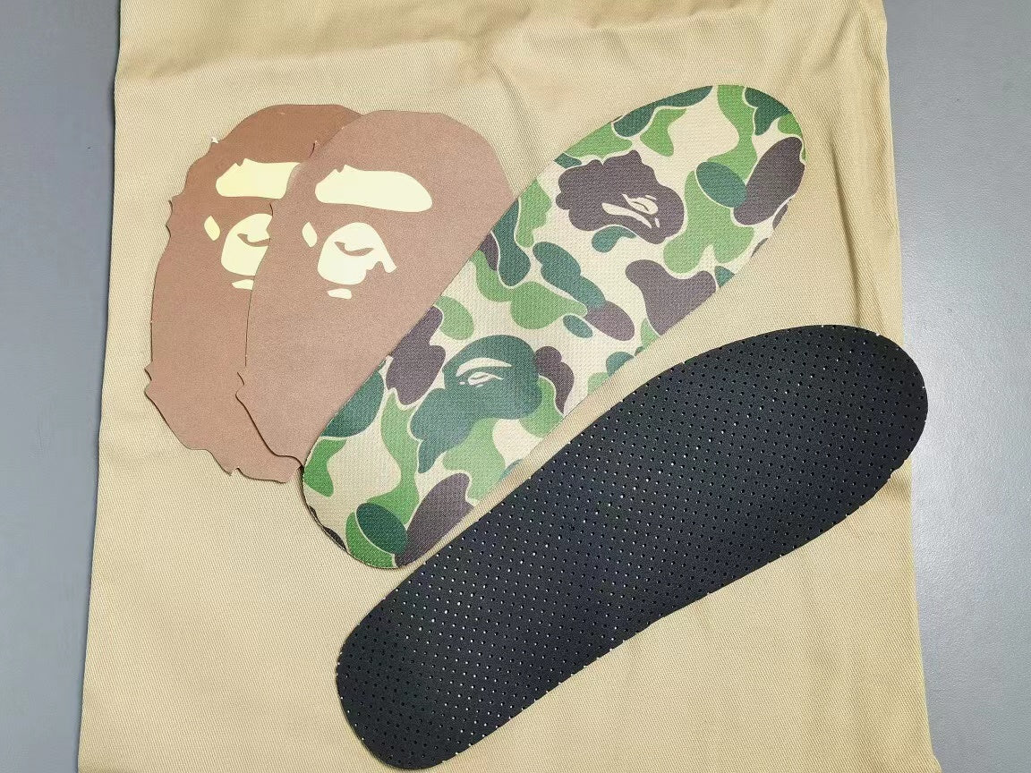 A Bathing Ape Sk8 Sta Black Electric Yellow