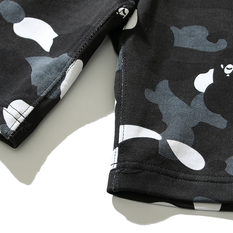 BAPE City Shark Camo Sweat Shorts