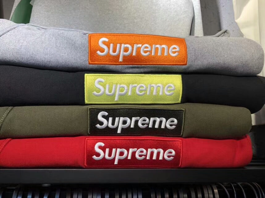 Supreme Box Logo Hoodie Peach