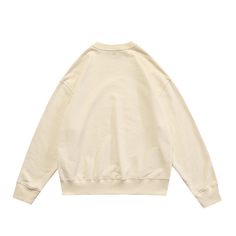 AMI Paris Ami de Coeur logo Crewneck - Black