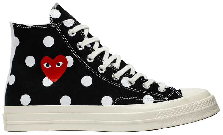 Comme des Garçons x Chuck Taylor All Star 70 Hi 'Black Polka Dot'