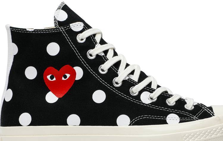 Comme des Garçons x Chuck Taylor All Star 70 Hi 'Black Polka Dot'
