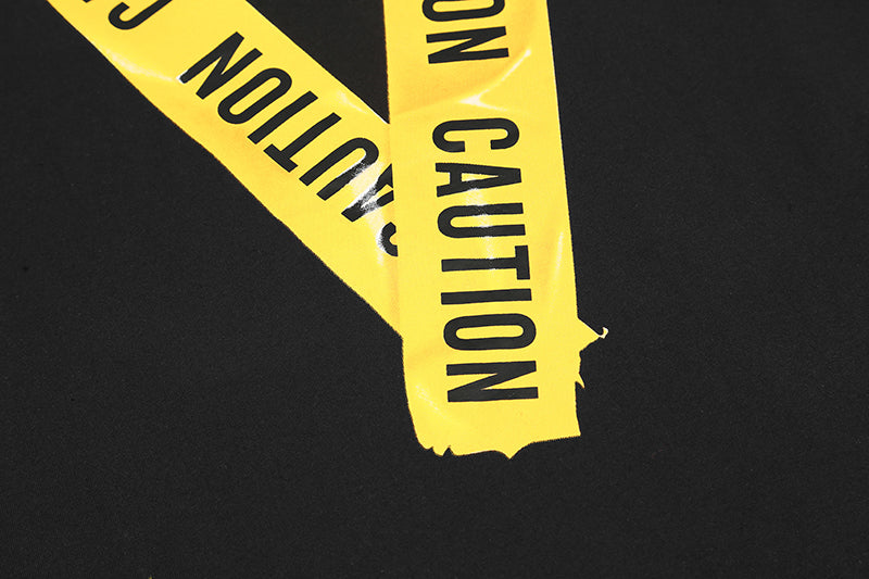 VLONE Yellow Tape Risk T-Shirt