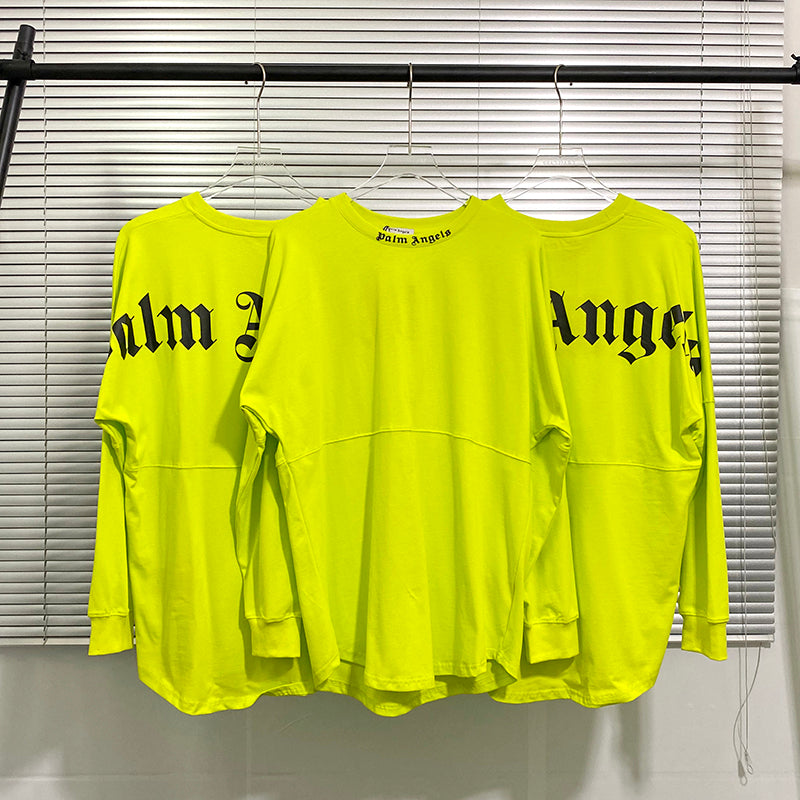 Palm Angels Logo Mock Neck Longsleeve T-Shirt