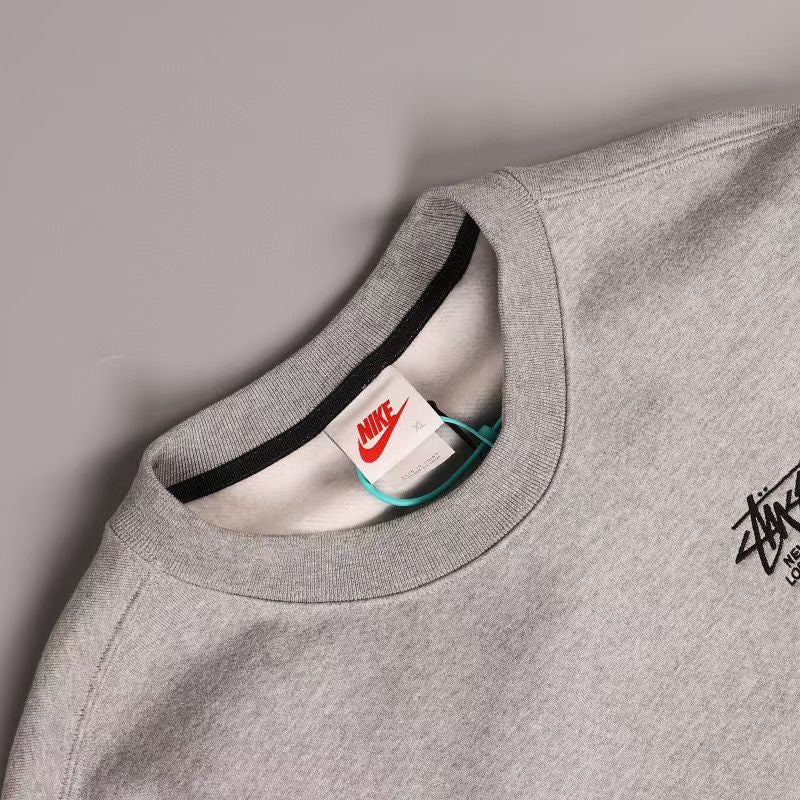 Nike x Stussy International Crewneck Sweatshirt Heather Grey