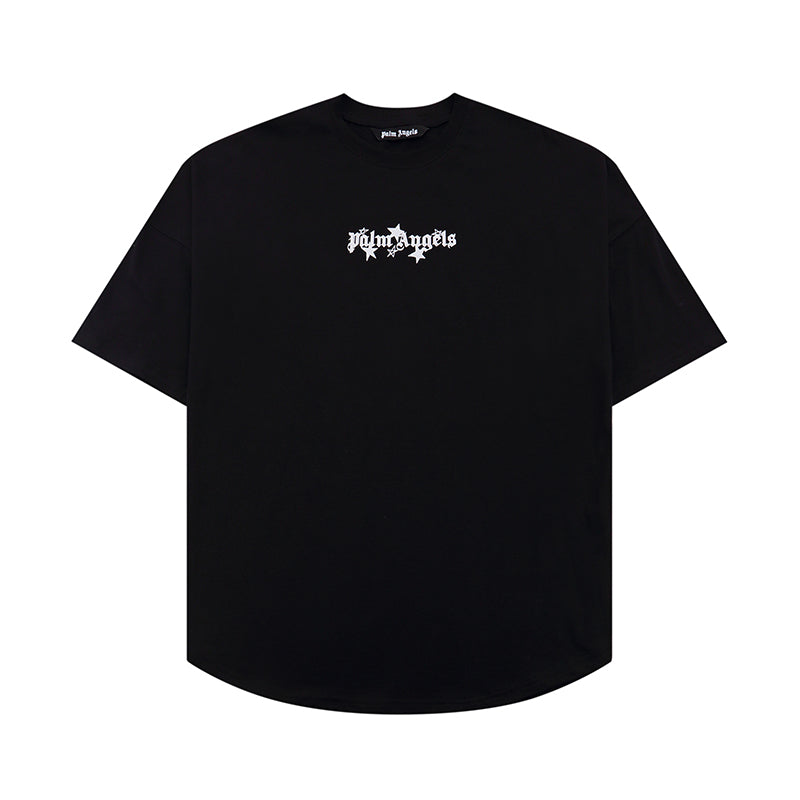 Palm Angels Shooting Stars Overlogo Tee 'Blue/White'
