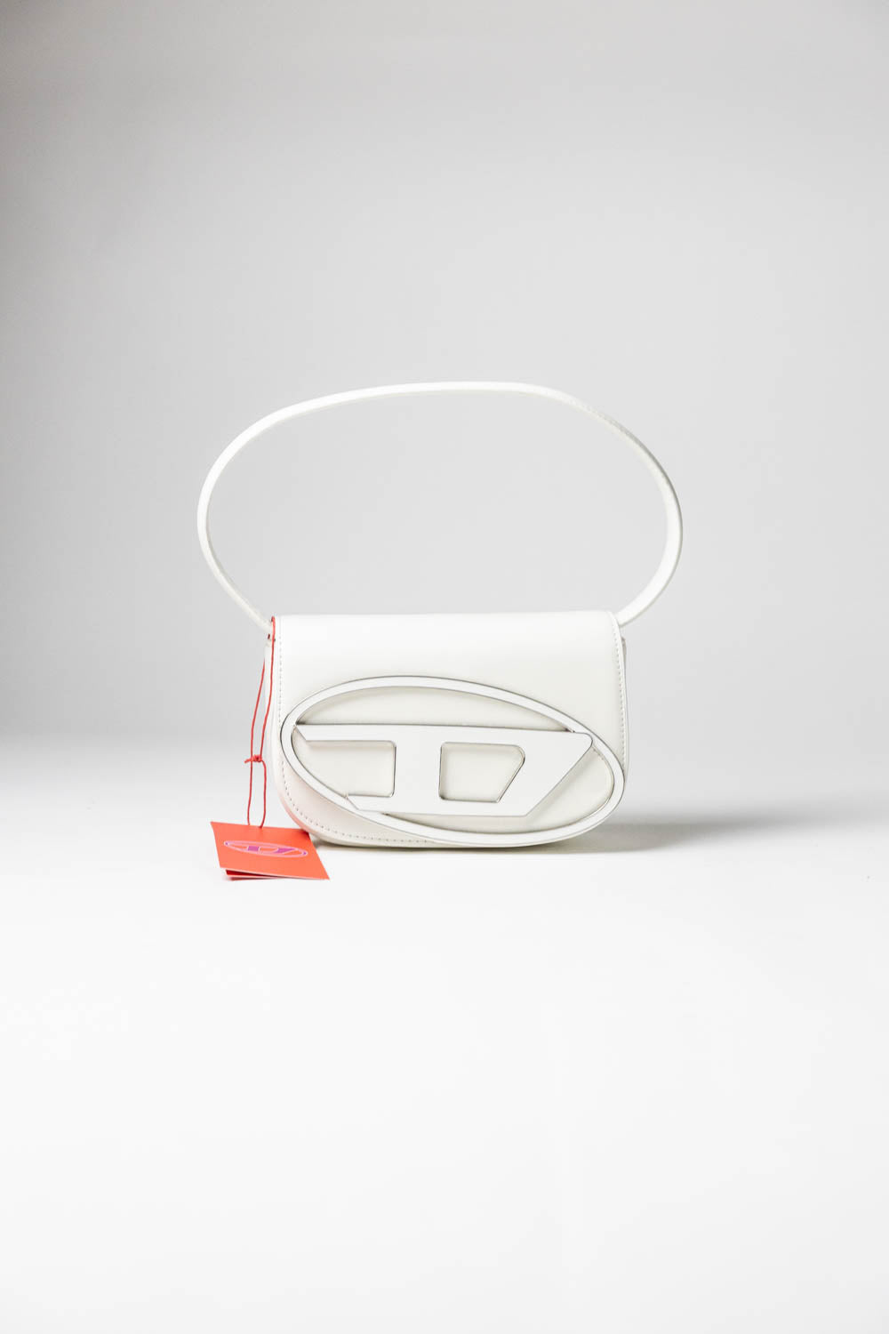 Diesel 1DR Shoulder Bag in White
