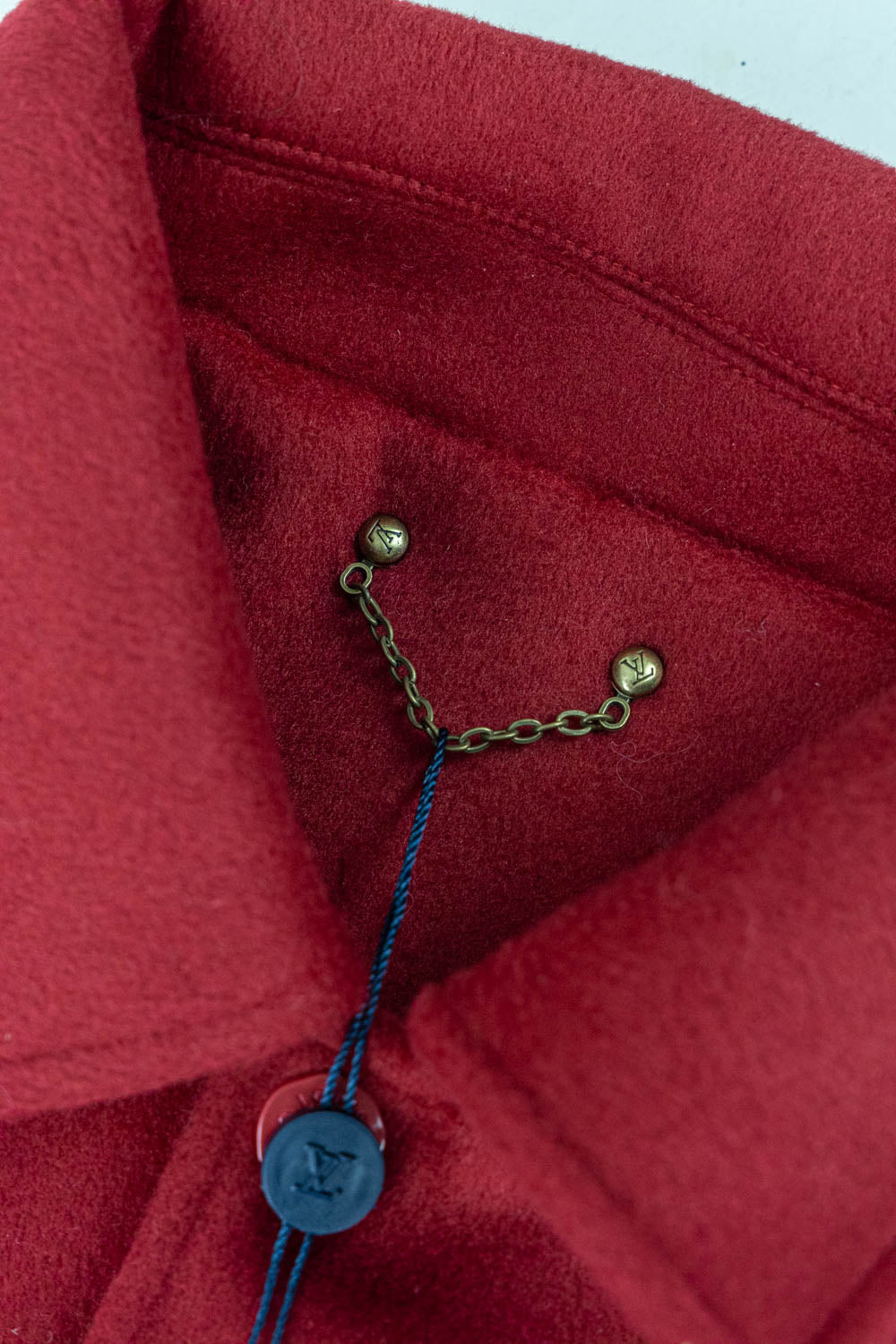 RED LEATHER BOMBER VARSITY JACKET | LOUIS VUITTON