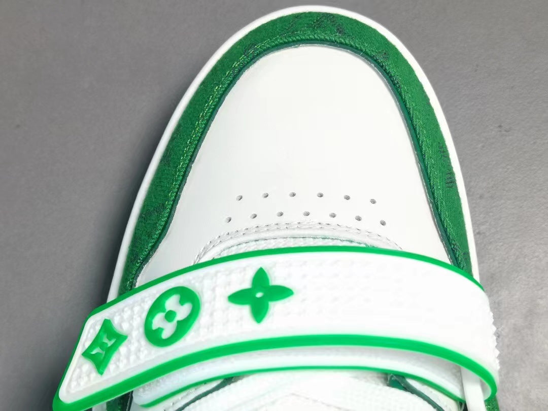 Louis Vuitton Trainer Monogram Denim Green