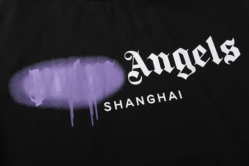 Palm Angels Citys Sprayed Logo T-Shirt