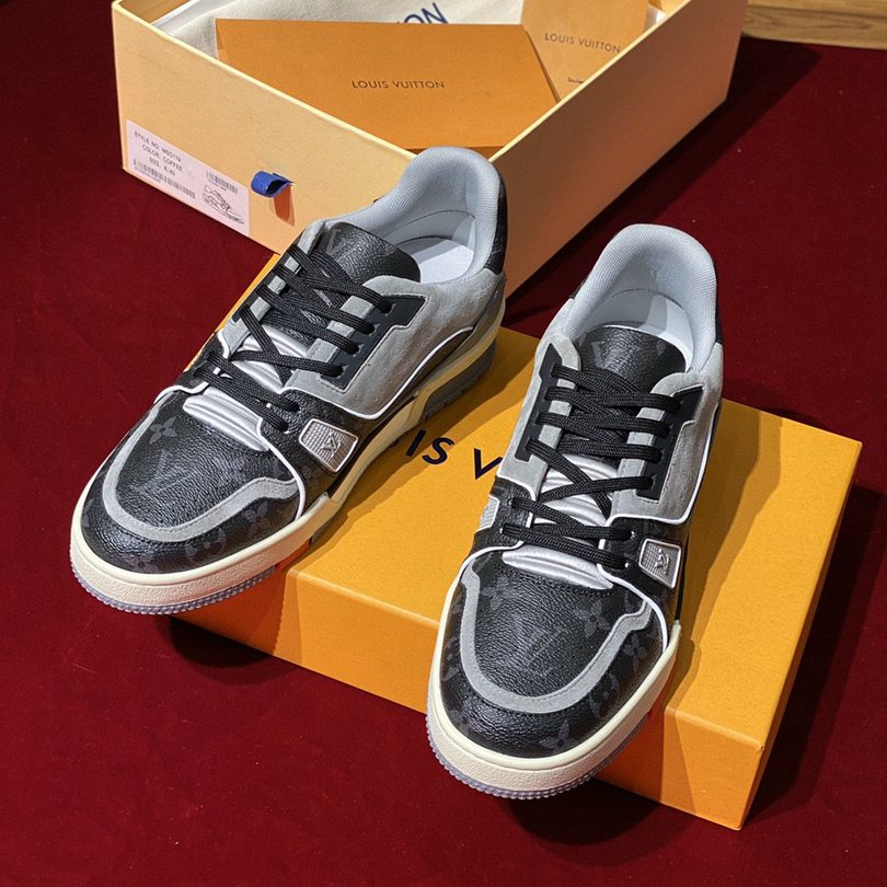 Louis Vuitton Trainer Low 'Black Grey'