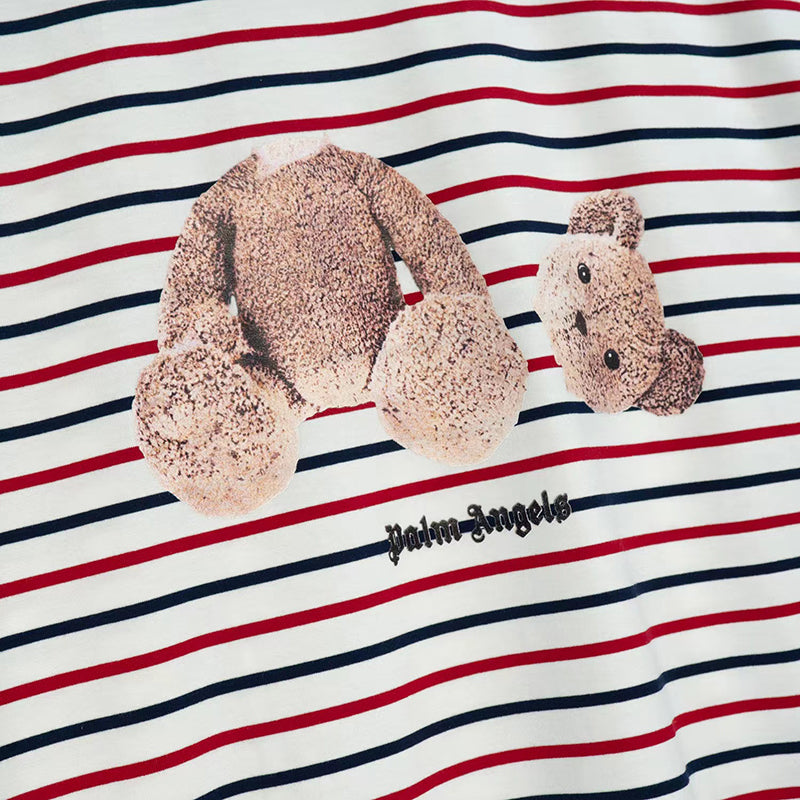 Palm Angels Bear Stripes 'Blue/Red'