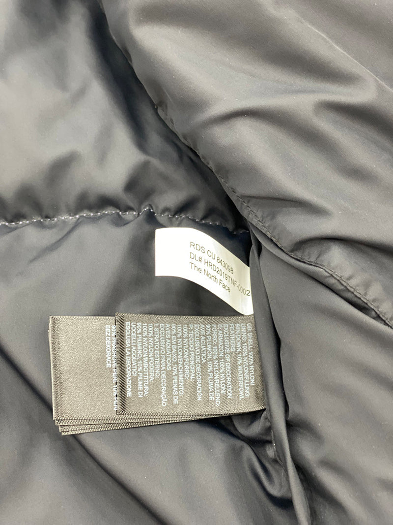 THE NORTH FACE 1996 NUPSET ZEBRA LOGO PATTERN JACKET BLACK