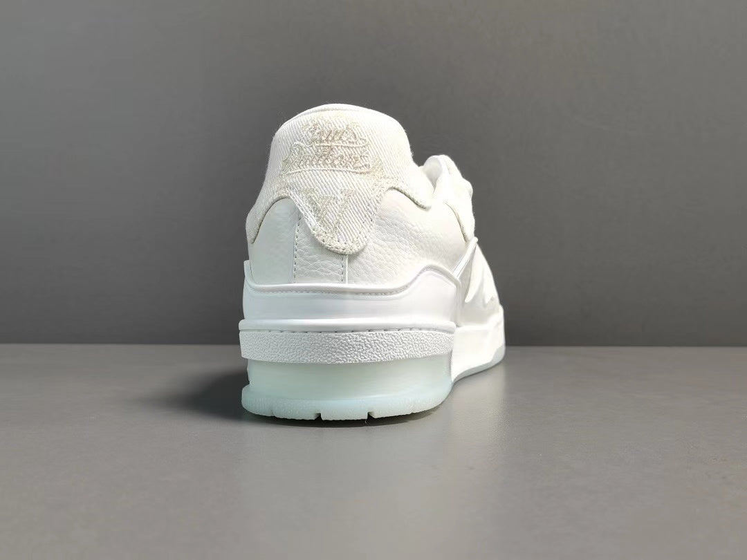 Louis Vuitton LV Made Trainer Monogram Denim White