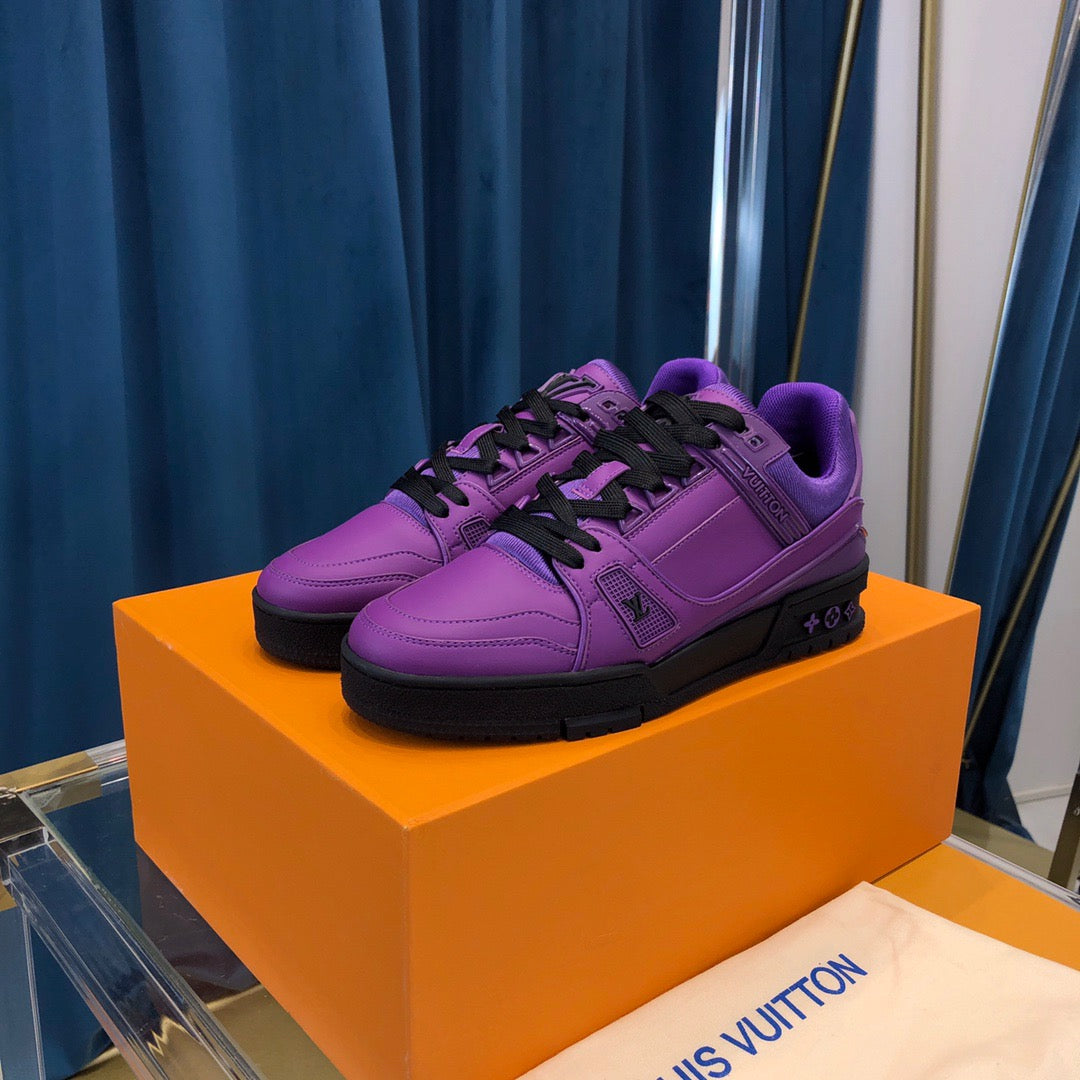 Louis Vuitton LV Trainer Violet Black