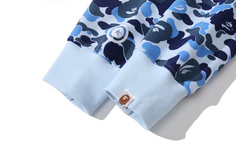 BAPE Color Camo Shark Wide Full Zip Double Hoodi