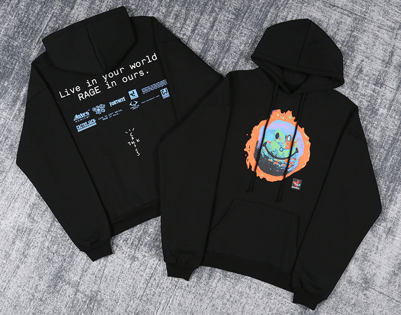 Travis Scott The Scotts World Hoodie Black