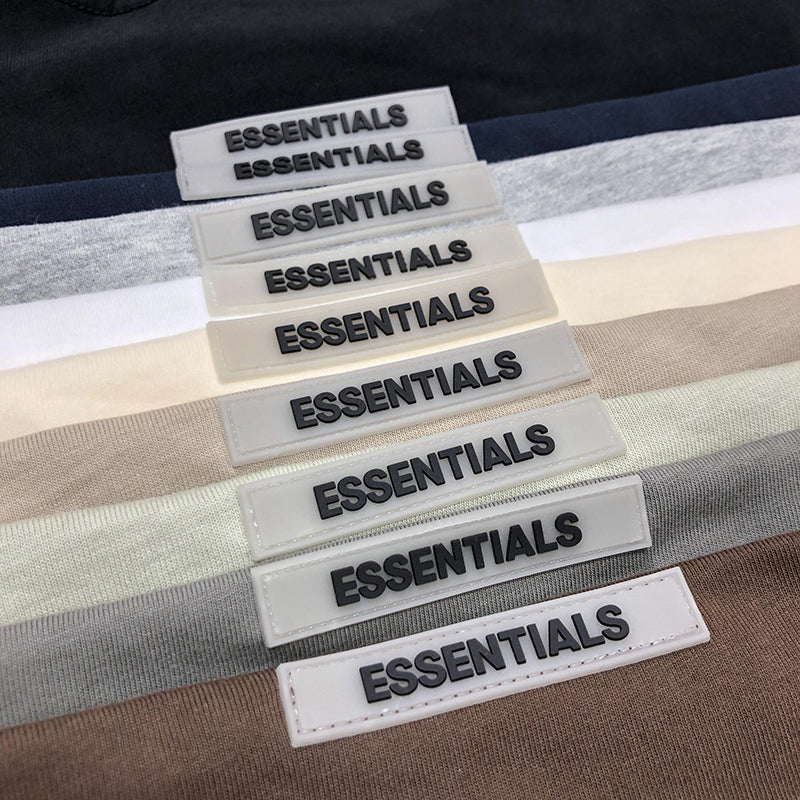 Fear of God Essentials Boxy T-Shirt Applique Logo 'Moss'