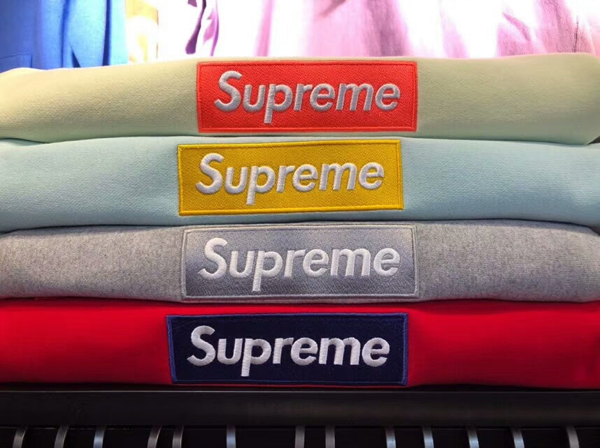 Supreme Box Logo Hoodie Peach