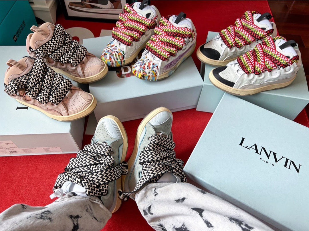 Gallery Dept. x Lanvin Curb 'Paint Drip - Optical White'