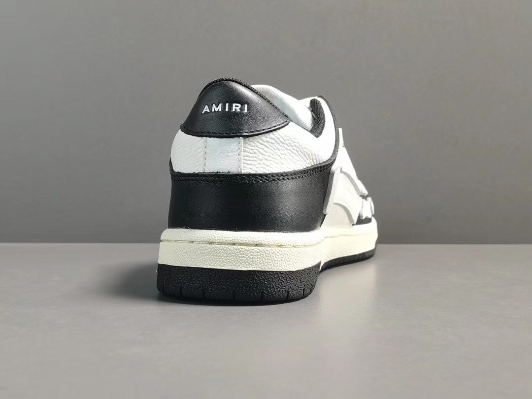 Amiri Skel Top Low 'Black White'