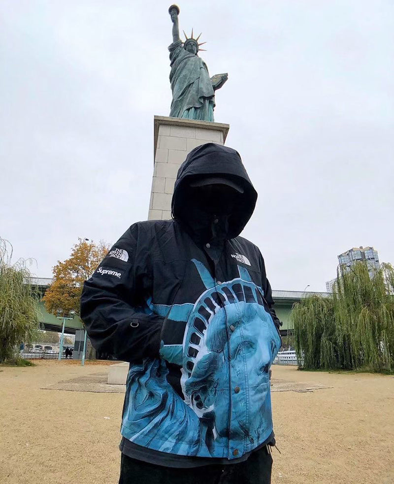 Supreme The North Face Statue of Liberty Mountain Jacket Red