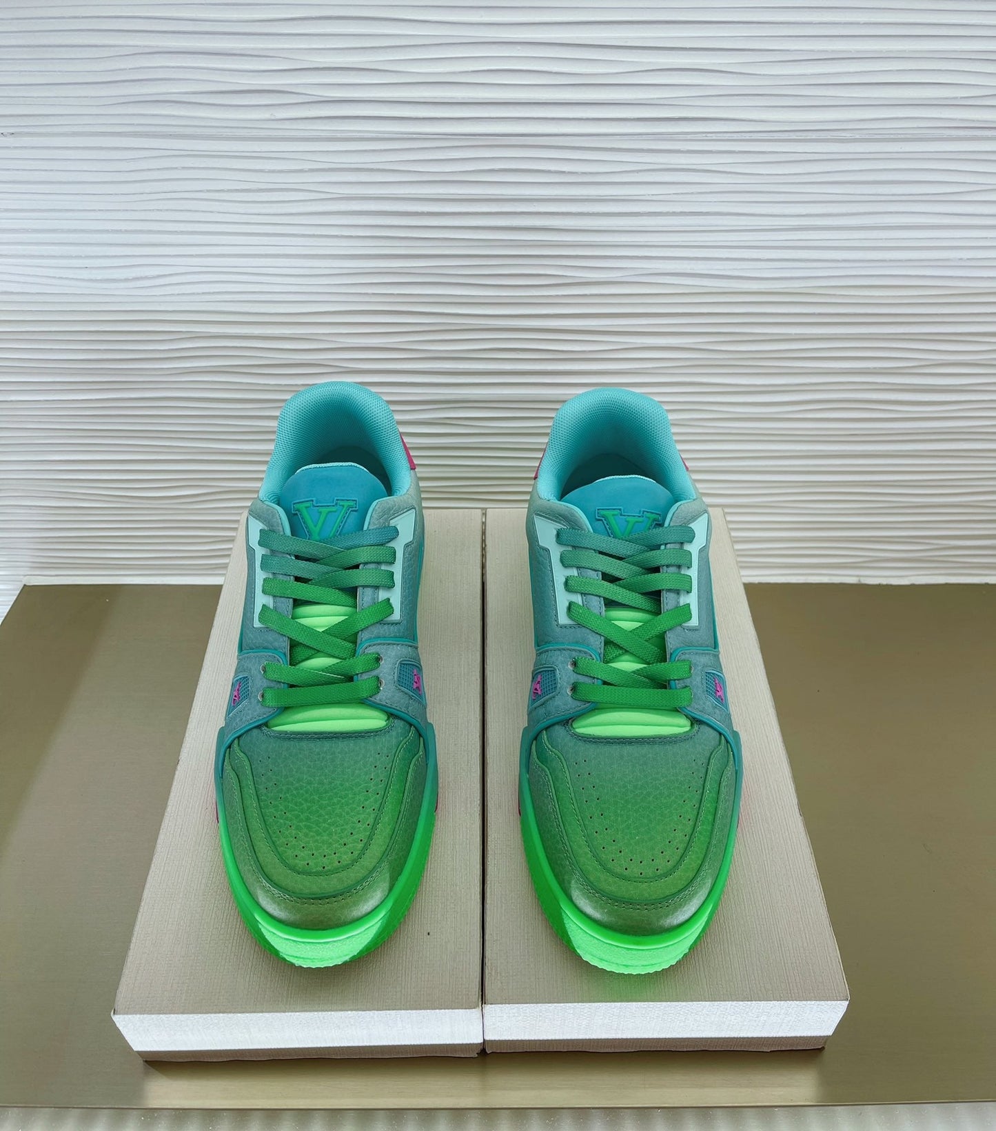 Louis Vuitton LV Trainer Green Ombre