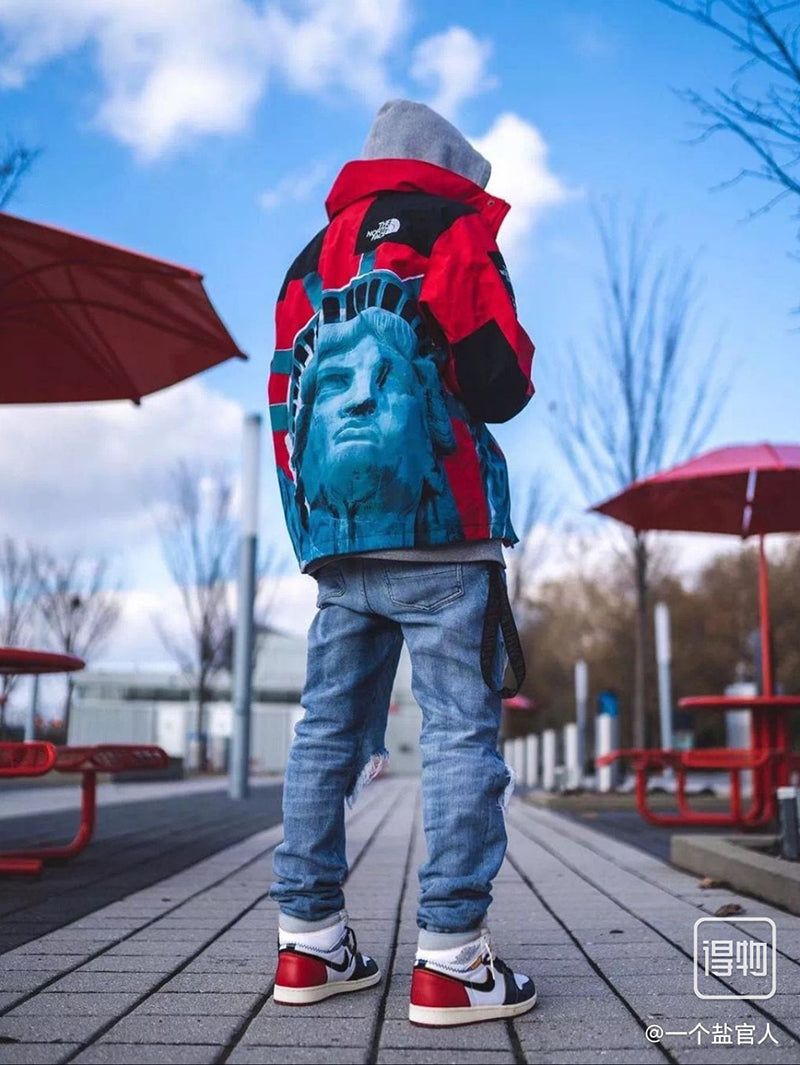 Supreme The North Face Statue of Liberty Mountain Jacket Black