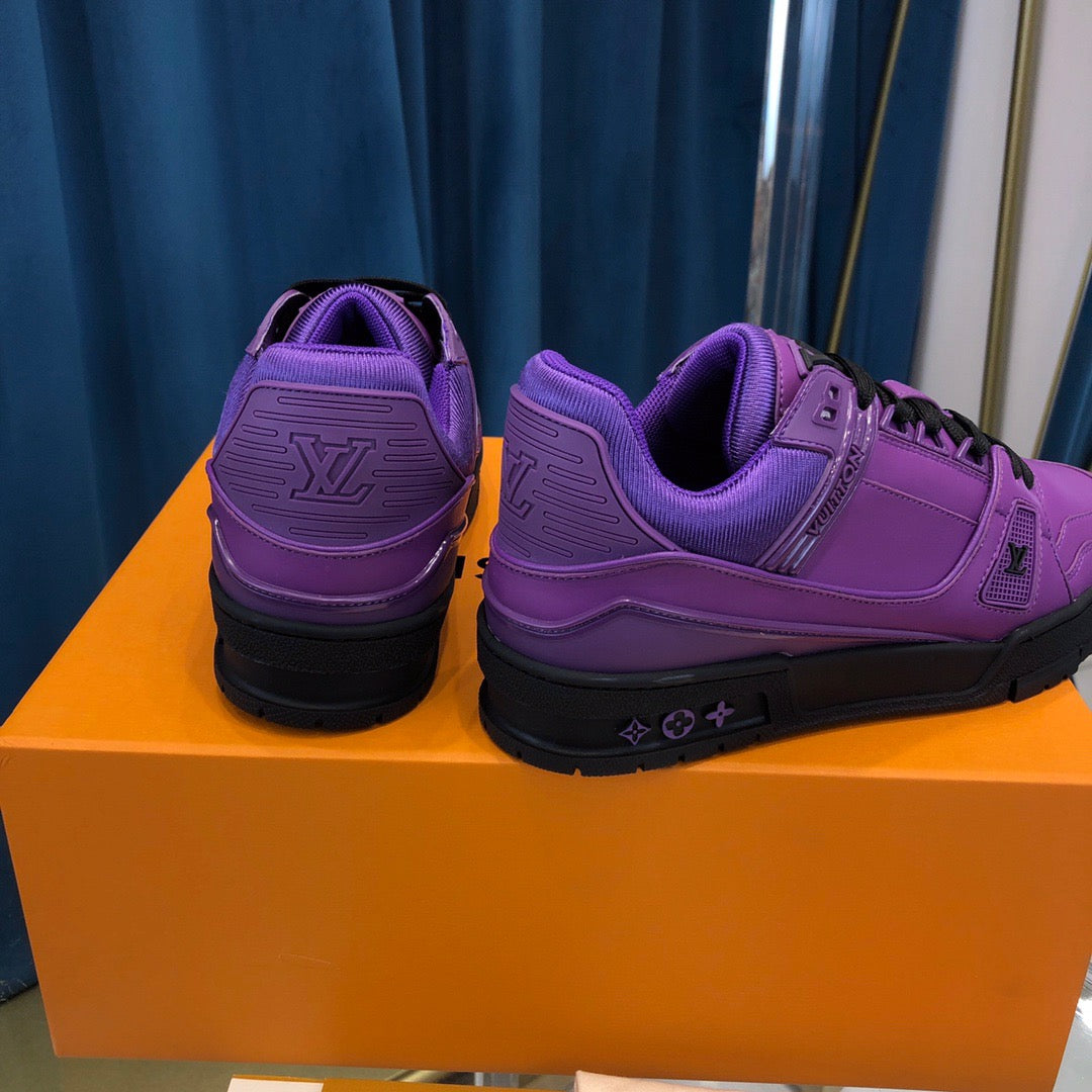 Louis Vuitton LV Trainer Violet Black